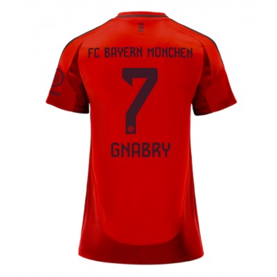 Ženski Nogometni dresi Bayern Munich Serge Gnabry #7 Domači 2024-25 Kratek Rokav Ženski Nogometni dresi Bayern Munich Serge Gnabry #7 Domači 2024-25 Kratek Rokav